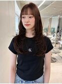 【keen×kariya】レイヤーカット×ブラウンカラー