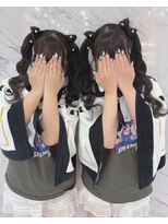 ルイ(LOUIS)&nbsp;【LOUIS】リボンツインヘア♪