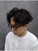 スパイキーショート/ベリーショートメンズ/シャドウパーマ