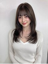 ユニカ オレ(UNIKA ore)&nbsp;ハッシュカットグレージュデザインカラーツートーンカラー北長瀬