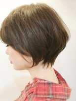 リブ(Lib)&nbsp;【Lib】ショートボブ×アッシュブラウン