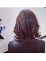 ウィールスター(Wealstar)&nbsp;wealstarあべの天王寺 毛先パーマミディアムグラデーションボブ