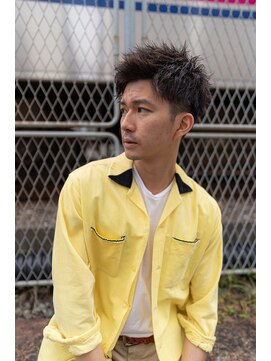 ハバナ 新宿(HAVANA) ソフトツーブロック/刈り上げ/センターパート/ツイスト/ビジネス