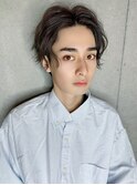 20代30代メンズ☆ツーブロックの波打ちセンターパート