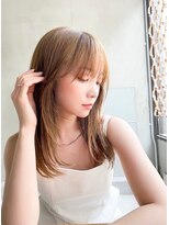 リベルテ(LIBERTE) リベルテ銀座20代　ミルクティーブラウン×顔まわりカット