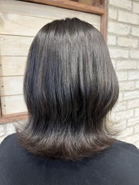 シェリール 八千代台駅(CHERIR) ボブウルフ＊イヤリングカラーホワイトベージュ