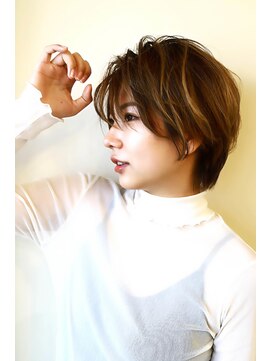 ナンバー イル デュッカ 札幌(N° il duca) ハイライトで立体感抜群ショート！！