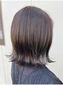ハイライト×ラベンダーグレージュ
