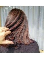 メルク(merc.) バレイヤージュ×ワンレンボブ【merc.松下】