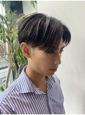 刈り上げ センターパート