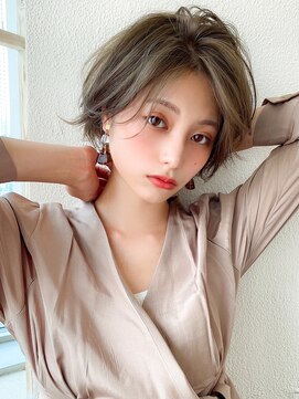 アフロートpd+ KOBE(AFLOATpd+) 【神戸初出店☆AFLOAT KOBE＋PD Smart Salon】美人ショート