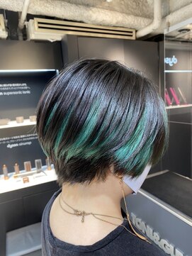 トニーアンドガイ 青山店(TONI & GUY) 【川原】インナーカラー推し色ショートヘア