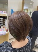 ショートボブ【シルクカラー/トステア/ナチュラルカラー】