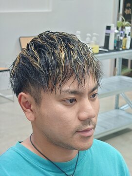 ジャガー 浦添店 メッシュツイストパーマ