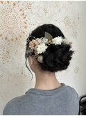 綺麗めふわシニヨン