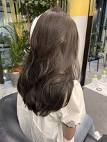 シティ(CITY) ブラウンベージュカラー ブリーチなしカラー 韓国ヘア