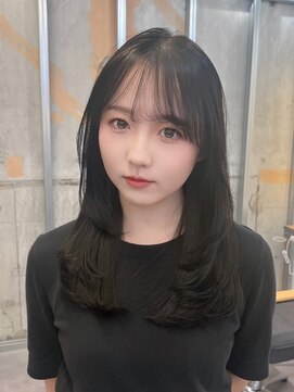 イオエ 梅田(ioe) ダブルカラー/大人ボブ/黒髪スタイル/髪質改善/縮毛矯正