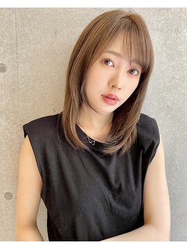 アッシュ 二子玉川店(Ash) シルキーストレート/ミディアムレイヤー/髪質改善
