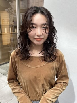 メルト 西梅田店(melt) #アンニュイカール#センターパート