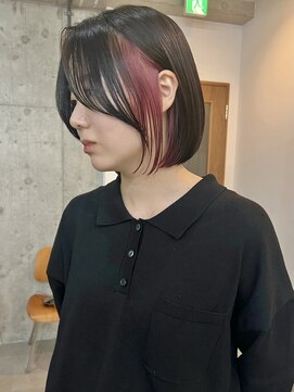 サクラ オモテサンドウ(SAKURA) インナーカラー ピンクカラー 表参道