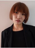 パツっとボブ/ブロンドベージュ