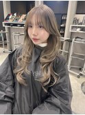 赤み消しカラー×小顔レイヤー×韓国風巻き×髪質改善