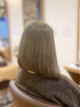 ヘアー グリーン(hair green) ミセス/イメチェンカラー/オリーブブラウン/白髪染め/新百合ヶ丘