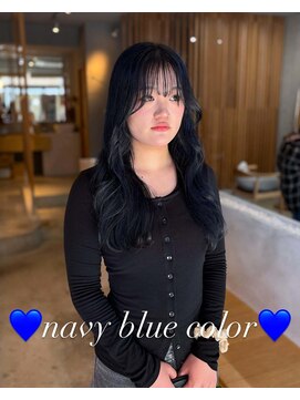 ミー(mii) 【mii】ネイビーブルー/ブリーチカラー