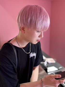 ダズリングディア(Dazzling Deer) くすみピンク/ホワイトピンク/メンズカット/MEN"SHAIR