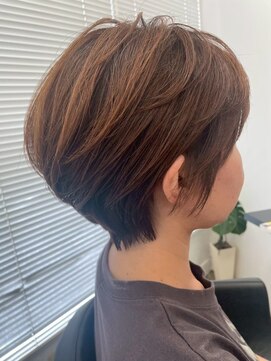 シンクビューティービースト 元町店(sync beauty:beast) クールショート/明るい白髪染めブラウン