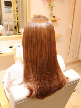 20代30代40代マロンベージュ大人キレイ透明感ナチュラルロング