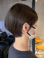 エリマ 調布(elima) 調布イルミナカラーマッシュショートヘアミルクティーベージュ