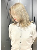 モアナ バイ ヘッドライト 長野駅前店(Moana by HEADLIGHT) Moana長野駅前#ハイライト#ベージュ#ケアブリーチ#ハイトーン