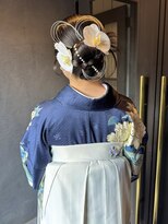 ニュートライズ(NEUTRIZE)&nbsp;袴アレンジ 卒業式アレンジ 前髪カット 似合わせレイヤー
