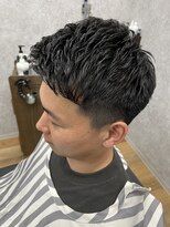 グローブ バーバー(GROVE BARBER)&nbsp;スパイキーショート　メンズショート　アップバング