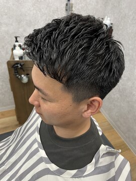 グローブ バーバー(GROVE BARBER) スパイキーショート メンズショート アップバング