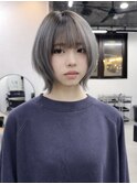 ★ココアベージュ/オリーブグレー/小顔/黒髪/クラゲヘアー/原宿