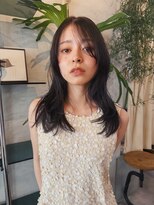ヒュージ 三軒茶屋(huge)&nbsp;レイヤーカット/顔周りカット/グレージュ/20代30代