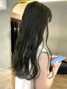 ローレン(LOREN) 透明感髪質改善ベージュダブルカラーミルクティーグレージュ