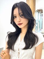 アマトウキョウ アユンチェ(AMA TOKYO×AYUNCHE)&nbsp;韓国ヘア　2wayバング  レイヤーカット くびれヘア  顔周り/
