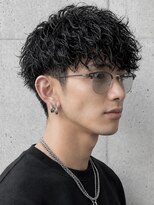 ヘッドストック(HEAD STOCK) 大人スペインカールバロックパーマ前下がりマッシュツイスパ