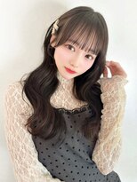 ロア 中目黒(loa)&nbsp;レイヤーカット/顔周りカット/ぱっつん前髪/小顔カット