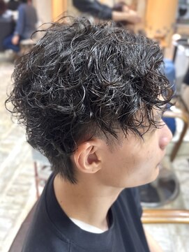オリジンバイティアラ 横浜桜木町(ORIGIN by TIARA) 【men's style】ツイストスパイラルパーマ×シャドウパーマ