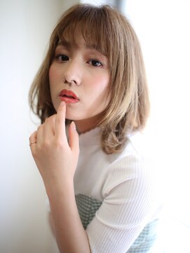 アイビー 吉祥寺(aivee) 厚めバング×流行のボブレイヤー