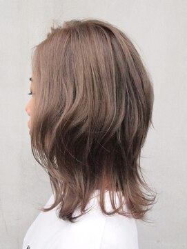 ククル ヘアー(cucule Hair) 京都・西院cuculehair　ミルクティー☆ロブ