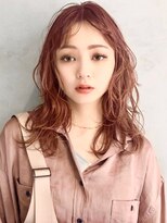 リアン(Lien)&nbsp;Lien☆ピンクブラウン×ウェーブパーマ 立川