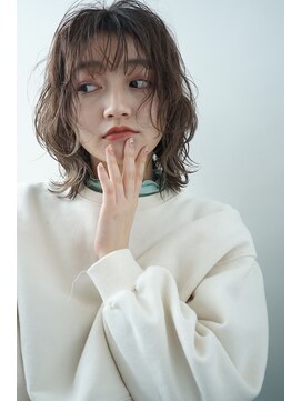 ネオリーブカフ 鶴ヶ峰店(Neolive caff) 大人可愛い無造作小顔ウェーブ