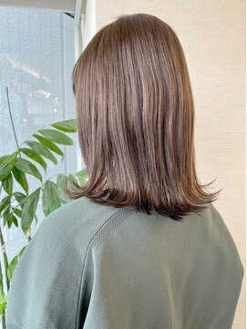 ロンドプランタン 恵比寿(Lond Printemps) 切りっぱなしボブ×グレージュカラー