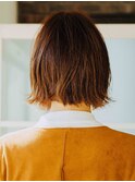 切りっぱなしボブ/20代/30代/40代/50代/倉敷/白楽町