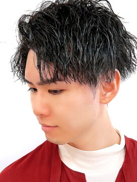 銀座マツナガ 浅草店 ツイストスパイラルパーマ/アップバング/マッシュ/ツーブロック